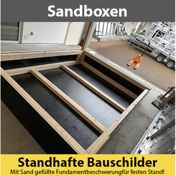 Sandboxen Holz/Stahl