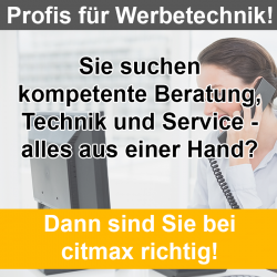 Profis für Werbetechnik. Einkaufstipps für Werbekollegen. Spartipps für Endkunden!